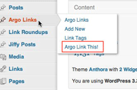 argo links menu